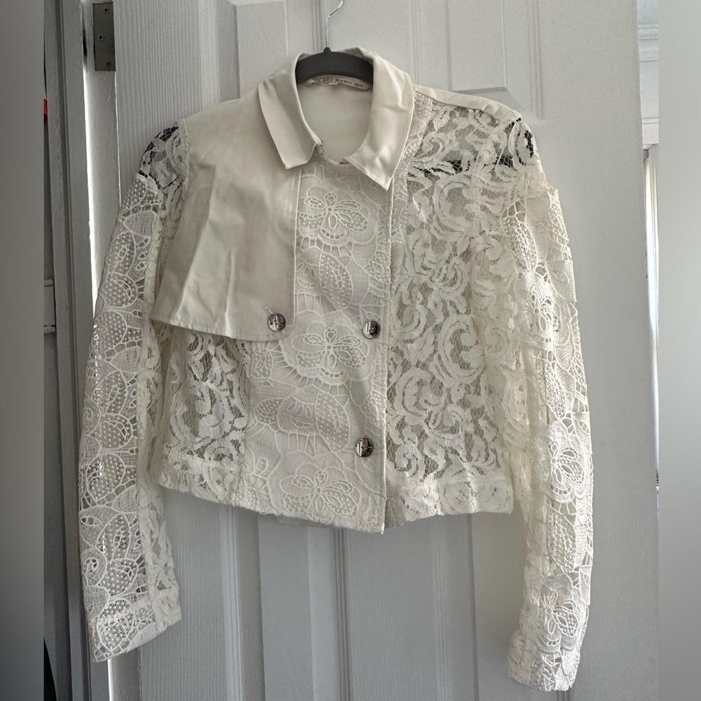 Rachel Roy white jacket